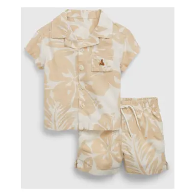 GAP Baby Linen Shirt & Shorts - Boys