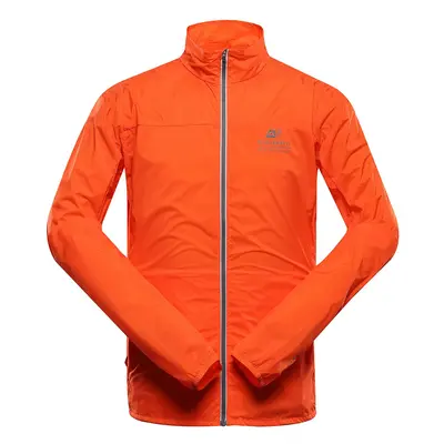 Men's ultralight jacket with impregnation ALPINE PRO SPIN spicy orange