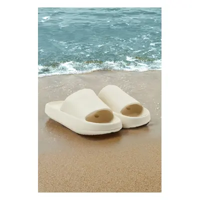 Trendyol Beige Flatform Women's Pool Slippers