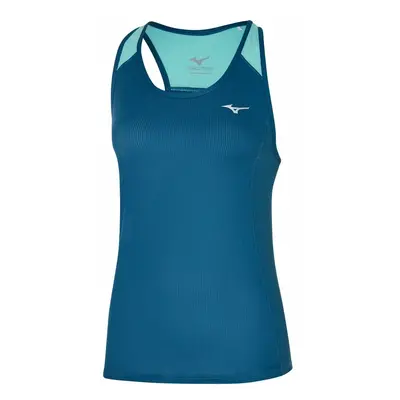 Mizuno DryAeroFlow Tank Tank Moroccan Blue Women's Tank Top