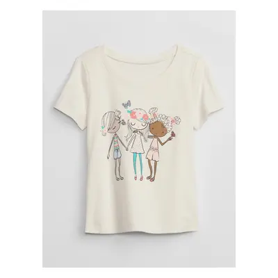 GAP Children's T-shirt with print - Girls