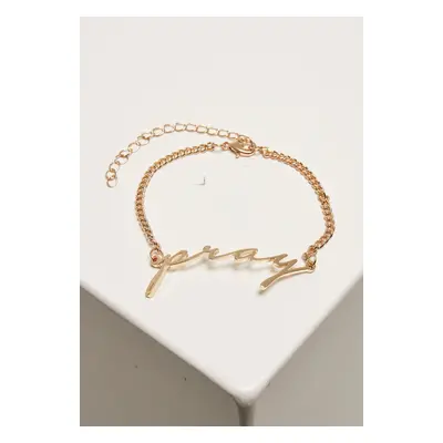 Pray bracelet - gold colors