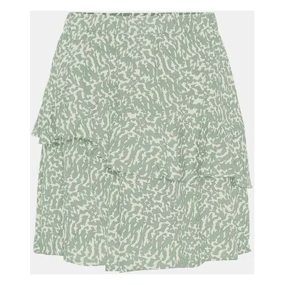 AWARE by VERO MODA Green patterned skirt VERO MODA Hanna - Women