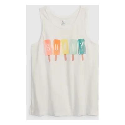 GAP Kids tank top organic sunny - Girls