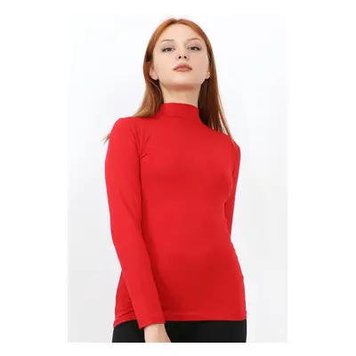 InStyle Long Sleeve Turtleneck Basic Body - Red