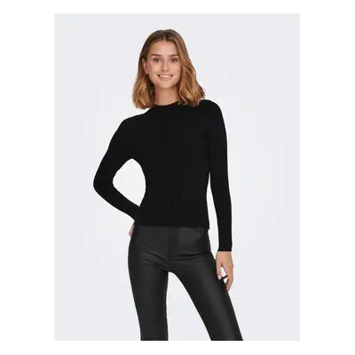 Black Women's Ribbed Sweater JDY Magda - Ladies