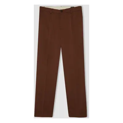 DEFACTO Pants Straight Fit Normal Cut Normal Waist Straight Leg