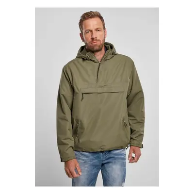 Fleece Pull Over Windbreaker Olive