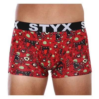 Men's boxers Styx art sports rubber oversized zombie