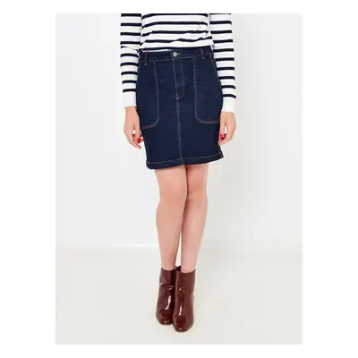 Dark blue denim skirt CAMAIEU - Women