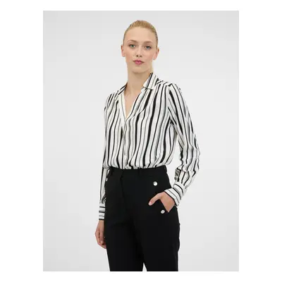 Orsay Black and white women's blouse - Women's