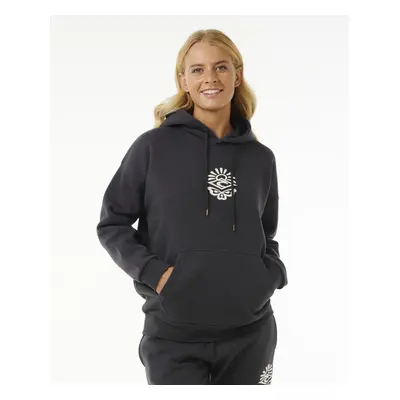 Rip Curl ICONS OF SURF HERITAGE HOOD Washed Black Sweatshirt