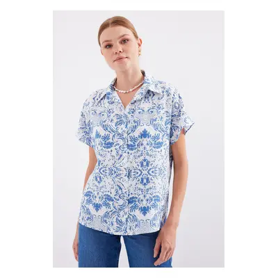 Bigdart Half Sleeve Shirt - D.Blue