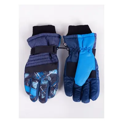 Yoclub Kids's Children's Winter Ski Gloves REN-0273C-A150 Navy Blue