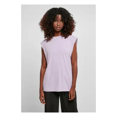 Women's Modal Padded Shoulder Tank Lilac