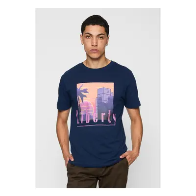 Liberty Sunset Navy Lightweight T-Shirt