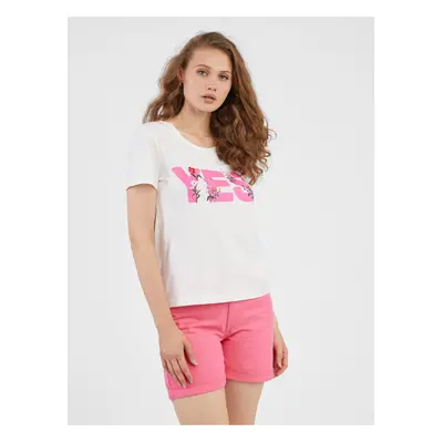 White women's T-shirt VERO MODA Uda - Women