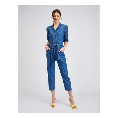 Orsay Blue Denim Overall - Women