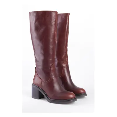 Capone Outfitters High Heel Leather Women's Boots