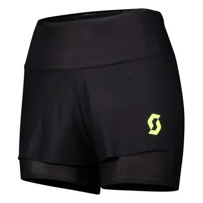 Women's Scott Hybrid Shorts RC Run Black/Yellow