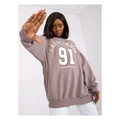 Sweatshirt-FA-BL-7650.40-dark beige