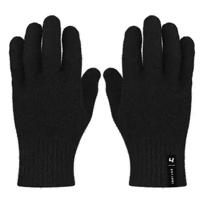 Warm woolen gloves Hannah WOLG anthracite