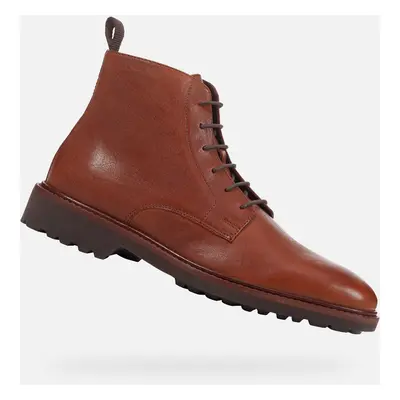 Brown men's ankle boots Geox Cannaregio - Men's