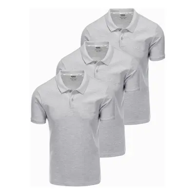 Ombre Cotton polo shirt set 3-pack