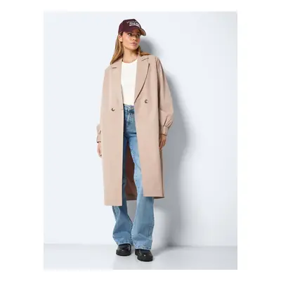 Cream Women's Coat Noisy May Soffy - Women