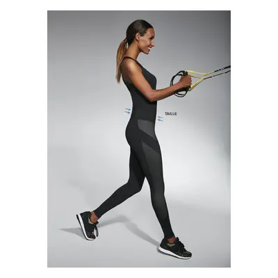 Bas Bleu MISTY sports leggings with wasp waist and combination effect