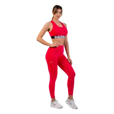 Dámské legíny Nebbia Active High-Waist Smart Pocket Leggings pink