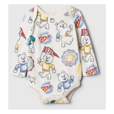 GAP Baby cotton bodysuit with logo - Boys