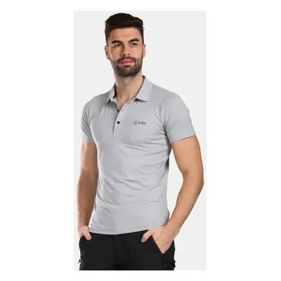 Men's functional polo shirt Kilpi GIVRY-M Light grey