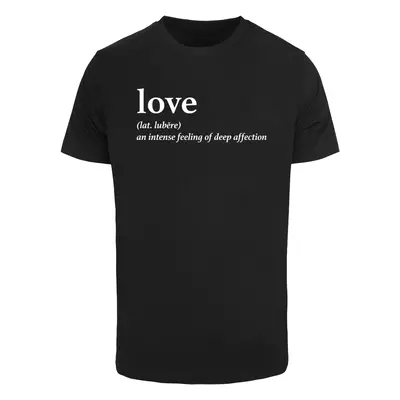 Ladies Love Definition T-Shirt Black