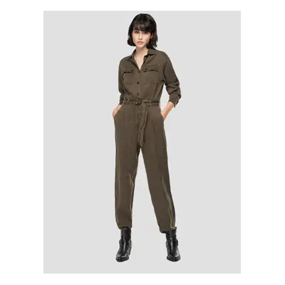 Khaki Women's Long Jumpsuit Replay - Women's