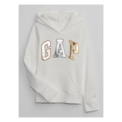 GAP Children's sweatshirt with metallic logo - Girls