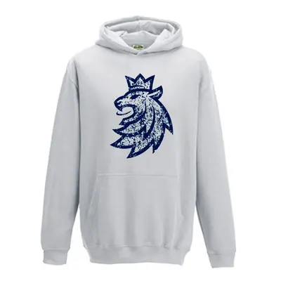 Official Merchandise Children's Hoodie Czech Hockey Lion Grey, - years