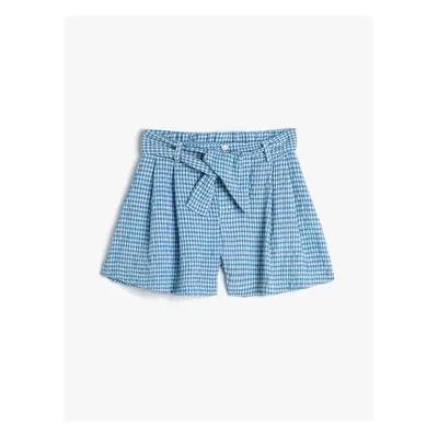 Koton Shorts Waist Tied Button Detailed