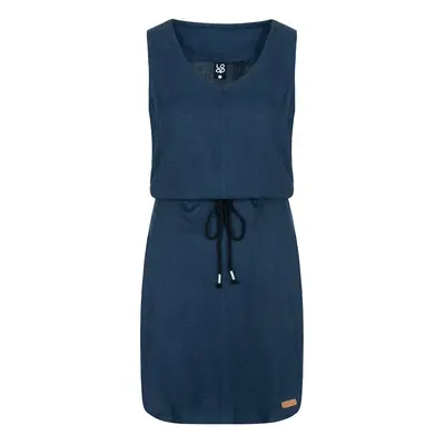 Women's dress LOAP NECLA Dark blue