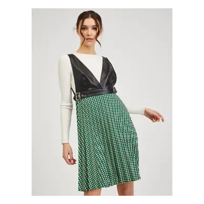 Black and Green Women Patterned Dress ORSAY - Women