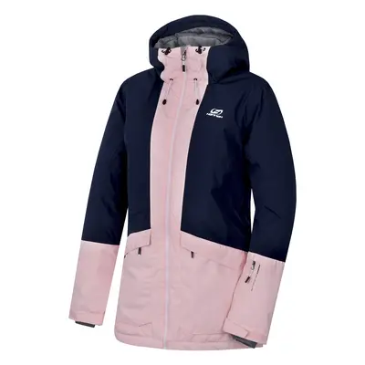 Women's ski jacket Hannah MALIKA dress blues/seashell pink