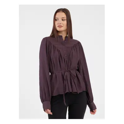 Women's Burgundy Blouse VILA Florencine - Ladies