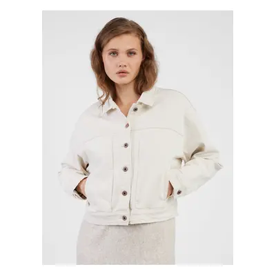 Pepe Jeans Foxy Cream Women's Denim Jacket - Women's