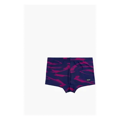 Men's Elastic Swimming Boxers ATLANTIC - Multicolored