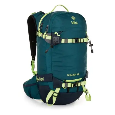 Ski touring and freeride backpack Kilpi GLACIER-U dark green