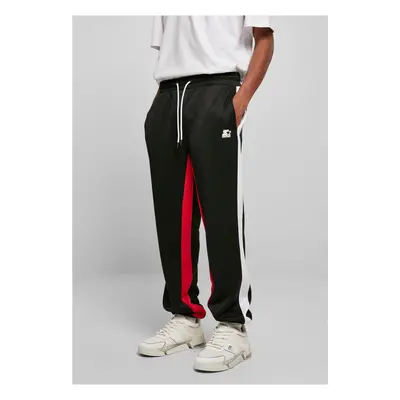 Starter Laser Track Pants Black/City Red/White