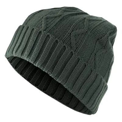 Beanie Cable Flap Beanie - Green