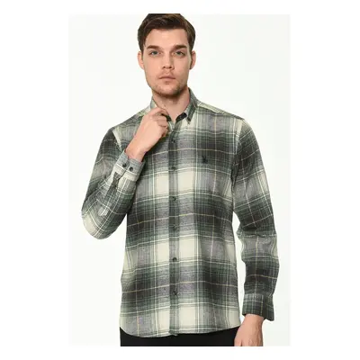 G702 DEWBERRY MEN'S SHIRT-GREEN