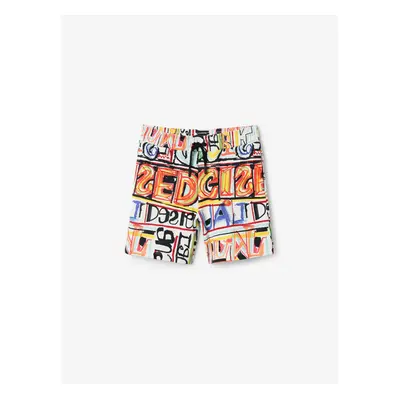 White Boys Patterned Shorts Desigual Aloha - Boys