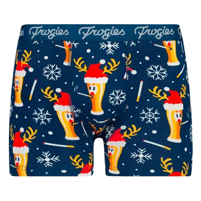 Men's boxers Smoke beer navy Frogies Christmas